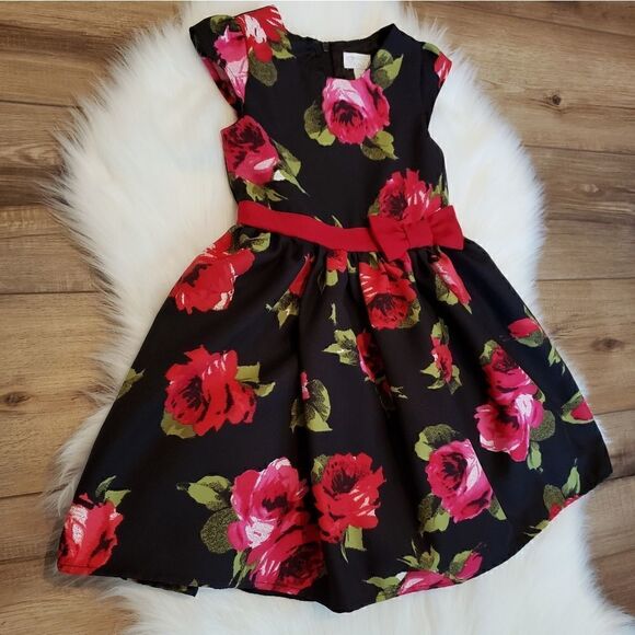 The Children's Place Floral Party/Holiday Dress Size Small - Picture 2 of 3